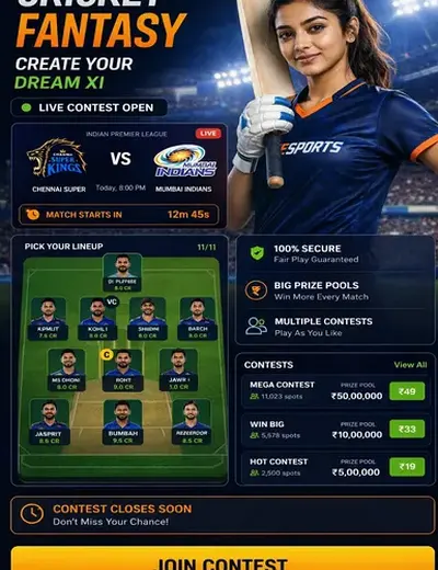 Hero11 (hero11 app) fantasy cricket & matchday visual 3