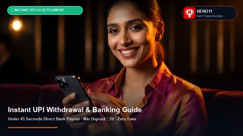 Hero11 Instant UPI Withdrawal & ₹20 INR Deposit Tutorial